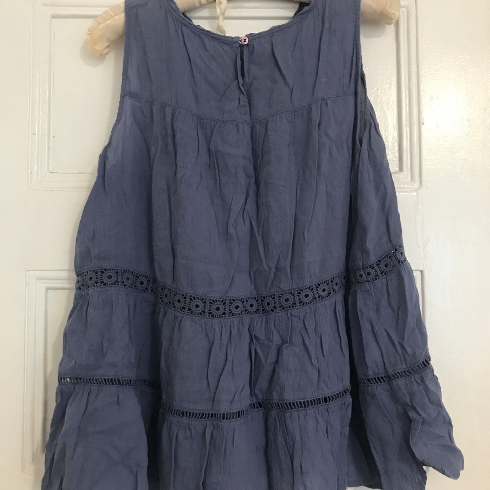 Flowy Indigo Top - Picture 2 of 2